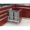 Rev-A-Shelf Aluminum, Silver, 14.77 in W, 19.02 in H, 22.13 in D, 22.09 in L, Silver 5349-18DM-217 - alternate 3